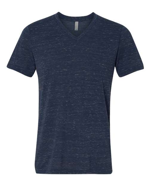 BELLA + CANVAS Unisex Textured Jersey V-Neck Tee 3655
