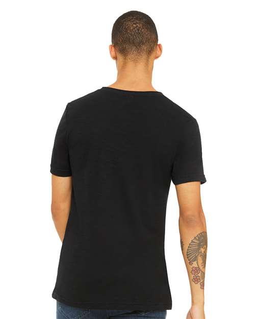 BELLA + CANVAS Unisex Textured Jersey V-Neck Tee 3655