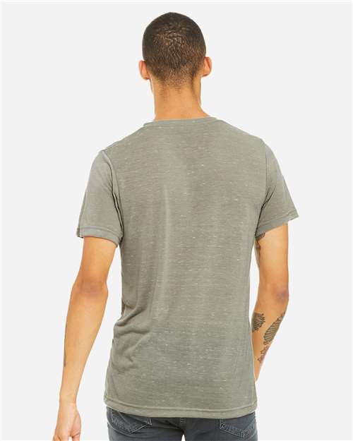 BELLA + CANVAS Unisex Textured Jersey V-Neck Tee 3655