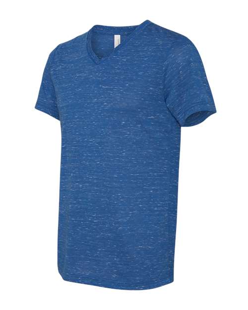 BELLA + CANVAS Unisex Textured Jersey V-Neck Tee 3655
