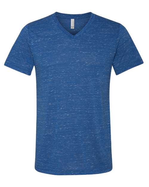 BELLA + CANVAS Unisex Textured Jersey V-Neck Tee 3655