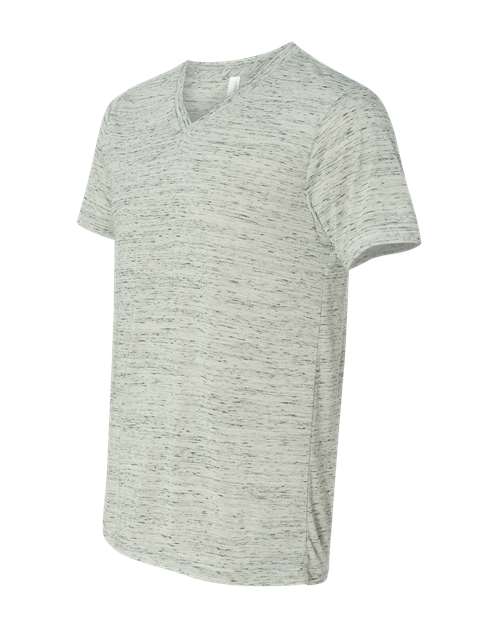 BELLA + CANVAS Unisex Textured Jersey V-Neck Tee 3655