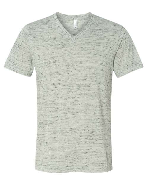 BELLA + CANVAS Unisex Textured Jersey V-Neck Tee 3655