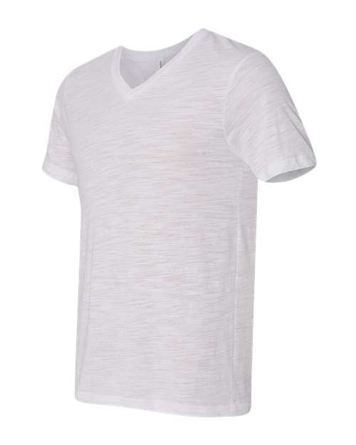 BELLA + CANVAS Unisex Textured Jersey V-Neck Tee 3655