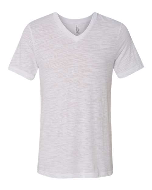 BELLA + CANVAS Unisex Textured Jersey V-Neck Tee 3655