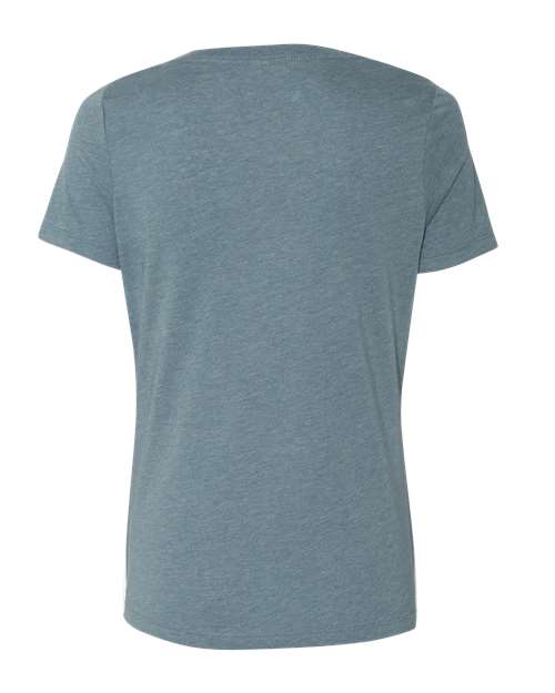 BELLA + CANVAS Women's Relaxed Heather CVC V-Neck Tee 6405CVC