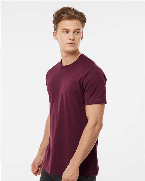 Tultex Unisex Fine Jersey T-Shirt 202 - Burgundy