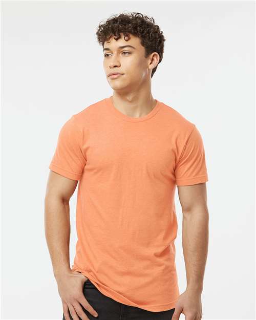 Tultex Unisex Fine Jersey T-Shirt 202 - Heather Cantaloupe