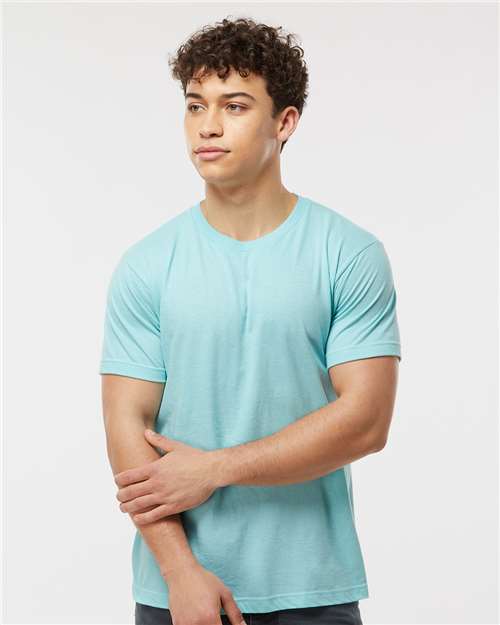 Tultex Unisex Fine Jersey T-Shirt 202 - Heather Purist Blue
