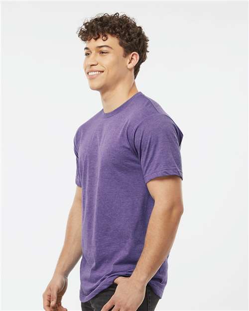 Tultex Unisex Fine Jersey T-Shirt 202 - Heather Purple
