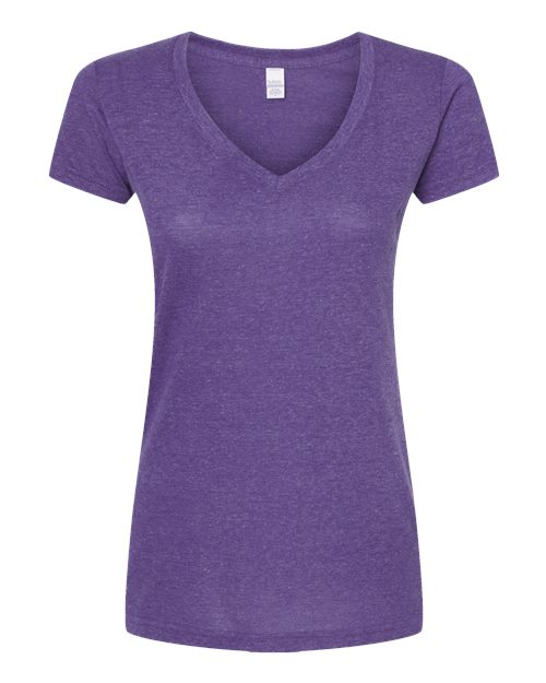 Tultex Women's Poly-Rich V-Neck T-Shirt 244