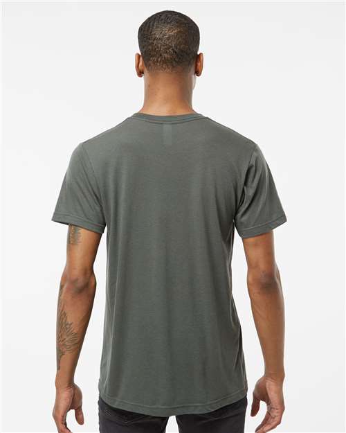 Tultex Men's Poly-Rich V-Neck T-Shirt 207