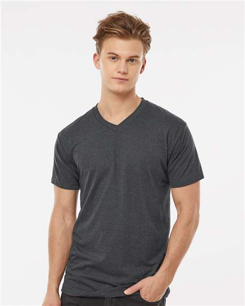 Tultex Men's Poly-Rich V-Neck T-Shirt 207