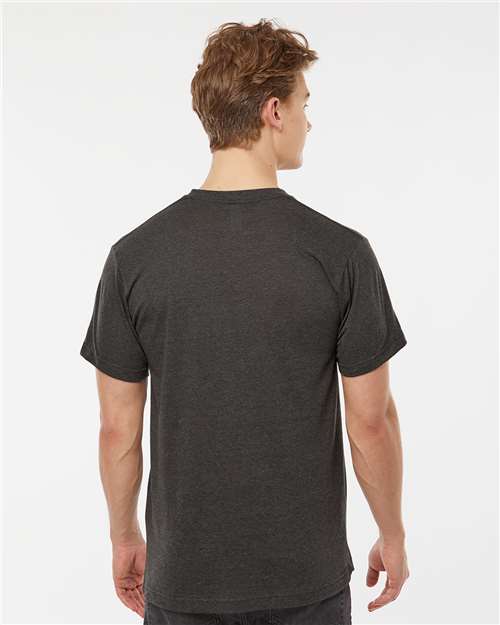 Tultex Men's Poly-Rich V-Neck T-Shirt 207