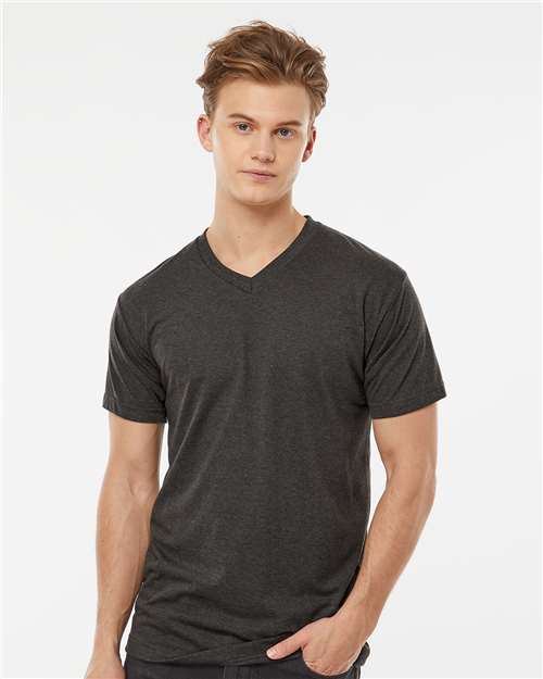 Tultex Men's Poly-Rich V-Neck T-Shirt 207