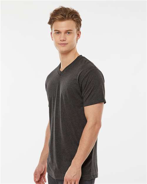 Tultex Men's Poly-Rich V-Neck T-Shirt 207