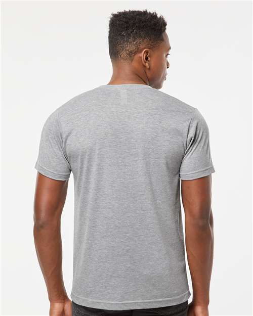 Tultex Men's Poly-Rich V-Neck T-Shirt 207