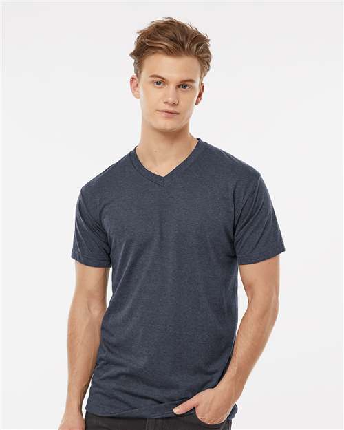 Tultex Men's Poly-Rich V-Neck T-Shirt 207