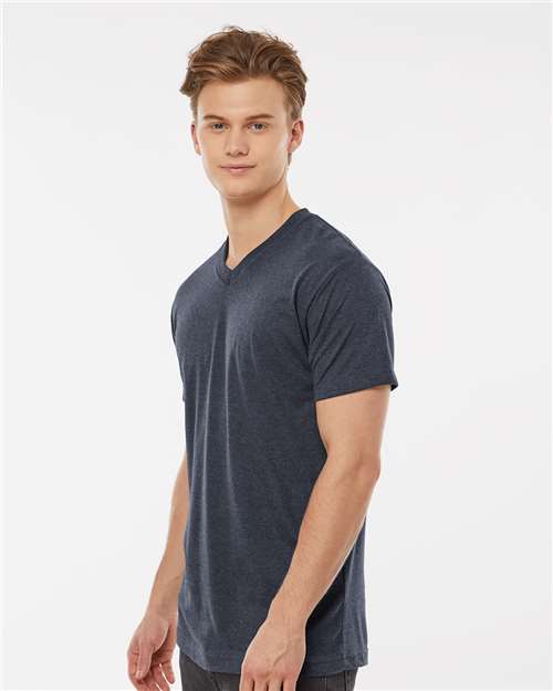 Tultex Men's Poly-Rich V-Neck T-Shirt 207