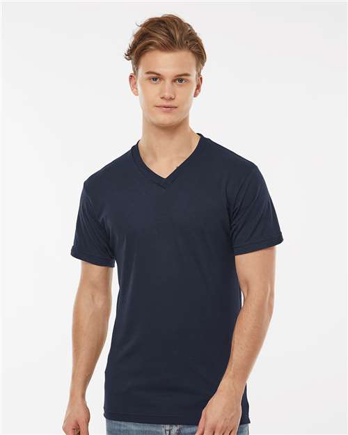 Tultex Men's Poly-Rich V-Neck T-Shirt 207