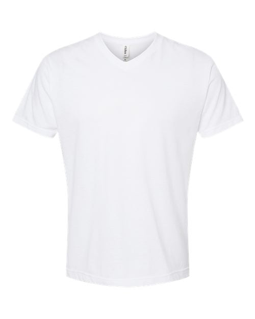 Tultex Men's Poly-Rich V-Neck T-Shirt 207