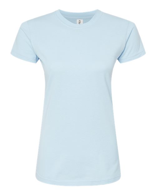 Tultex Women's Fine Jersey Slim Fit T-Shirt 213 - Baby Blue
