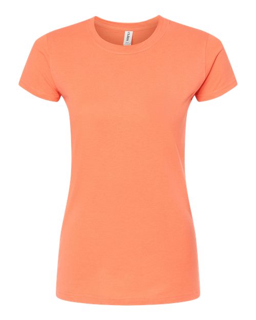 Tultex Women's Fine Jersey Slim Fit T-Shirt 213 - Coral