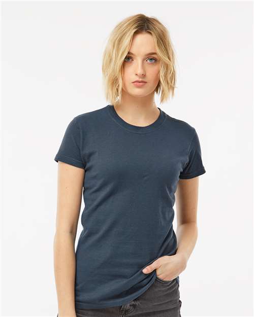 Tultex Women's Fine Jersey Slim Fit T-Shirt 213 - Indigo