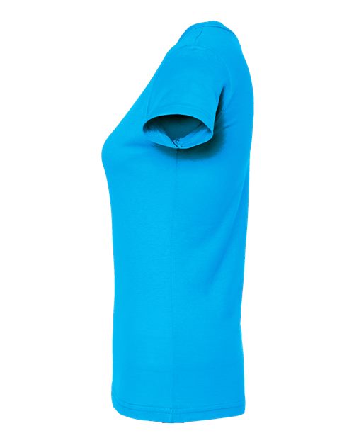 Tultex Women's Fine Jersey Slim Fit T-Shirt 213 - Turquoise