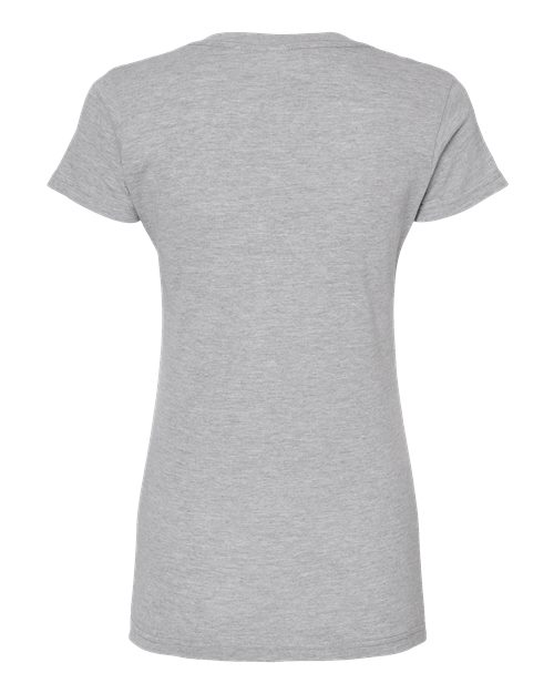 Tultex Women's Fine Jersey V-Neck T-Shirt 214