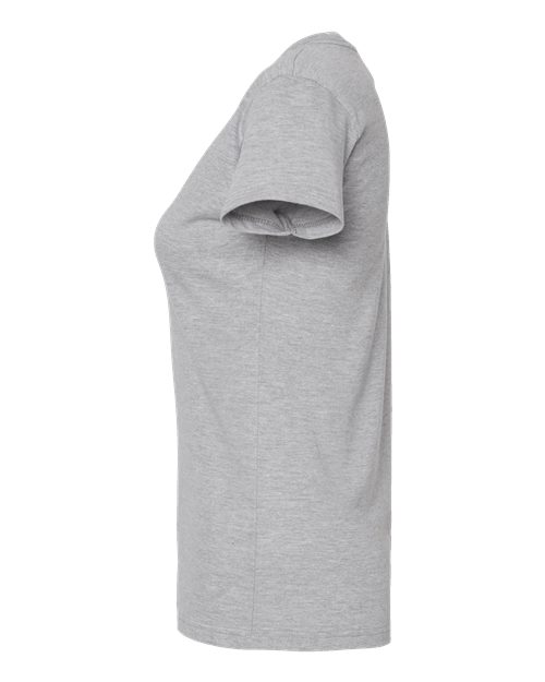 Tultex Women's Fine Jersey V-Neck T-Shirt 214