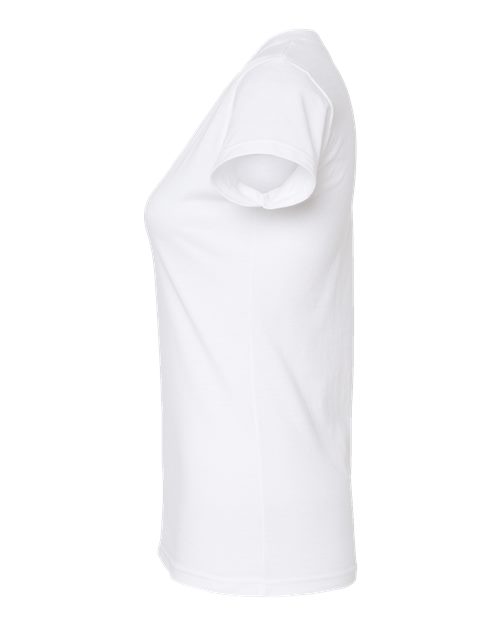 Tultex Women's Fine Jersey V-Neck T-Shirt 214