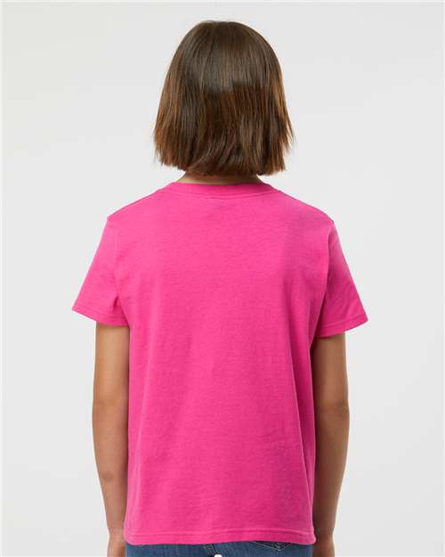 Tultex Youth Fine Jersey T-Shirt 235 - Fuchsia