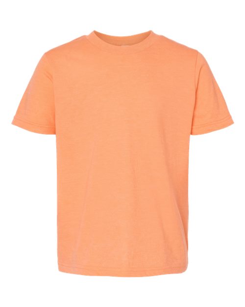 Tultex Youth Fine Jersey T-Shirt 235 - Heather Cantaloupe