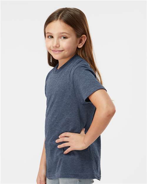 Tultex Youth Fine Jersey T-Shirt 235 - Heather Denim