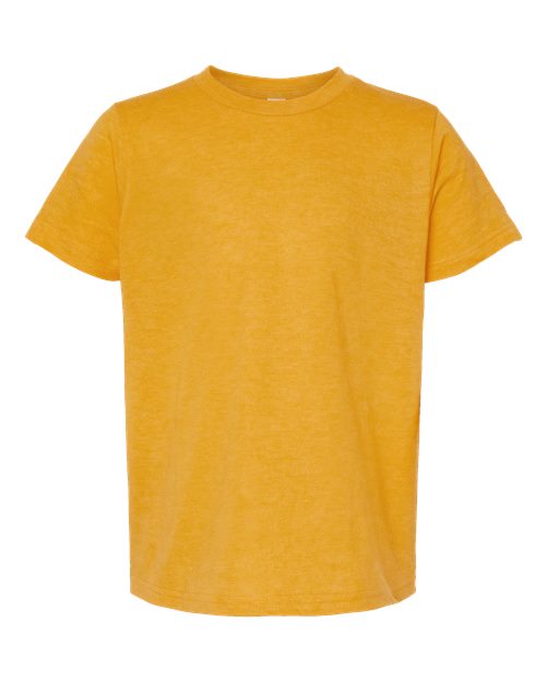 Tultex Youth Fine Jersey T-Shirt 235 - Heather Mellow Yellow