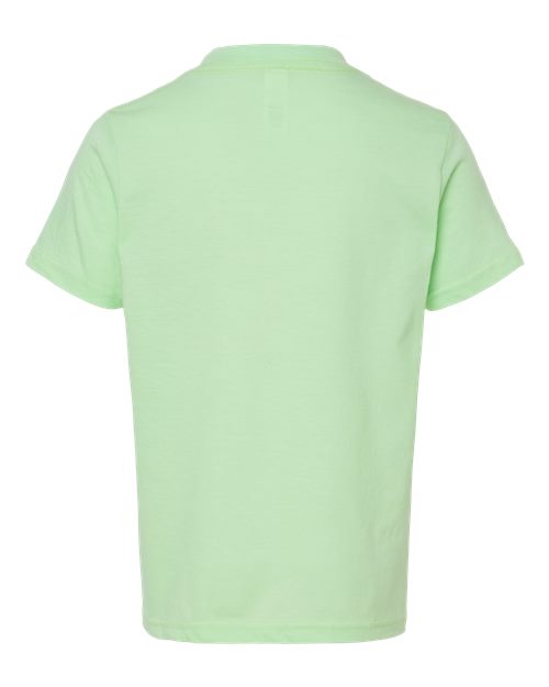 Tultex Youth Fine Jersey T-Shirt 235 - Heather Neo Mint