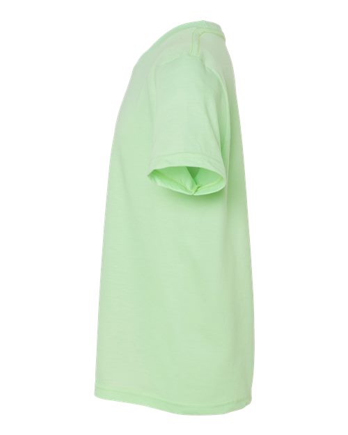 Tultex Youth Fine Jersey T-Shirt 235 - Heather Neo Mint