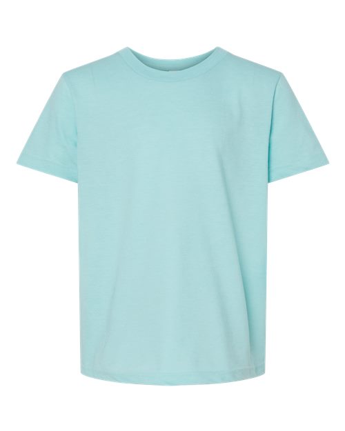 Tultex Youth Fine Jersey T-Shirt 235 - Heather Purist Blue
