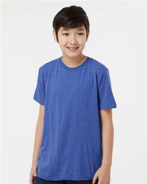 Tultex Youth Fine Jersey T-Shirt 235 - Heather Royal