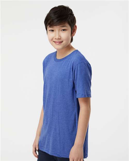 Tultex Youth Fine Jersey T-Shirt 235 - Heather Royal
