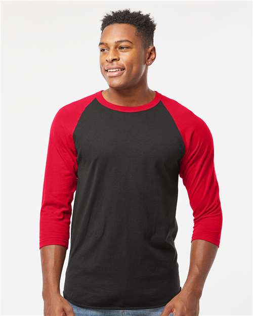 Tultex Unisex Fine Jersey Raglan T-Shirt 245