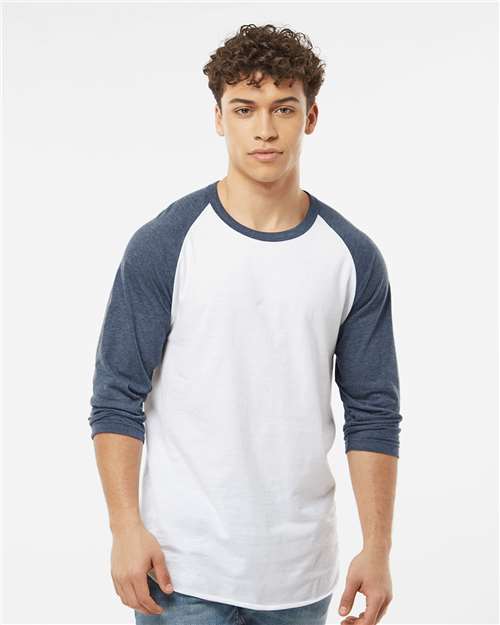 Tultex Unisex Fine Jersey Raglan T-Shirt 245