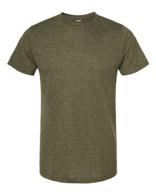 Tultex Unisex Poly-Rich T-Shirt 241 - Heather Military Green