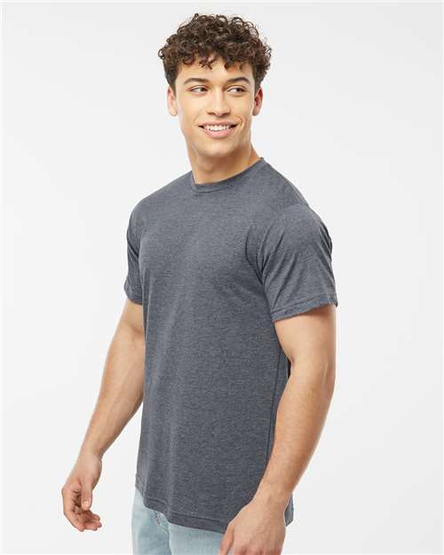 Tultex Unisex Poly-Rich T-Shirt 241 - Heather Navy