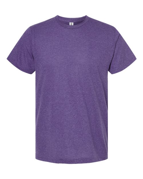 Tultex Unisex Poly-Rich T-Shirt 241 - Heather Purple