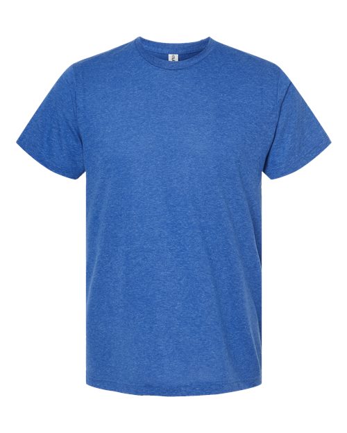 Tultex Unisex Poly-Rich T-Shirt 241 - Heather Royal