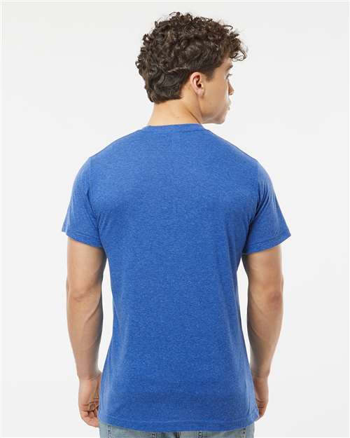 Tultex Unisex Poly-Rich T-Shirt 241 - Heather Royal