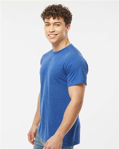 Tultex Unisex Poly-Rich T-Shirt 241 - Heather Royal