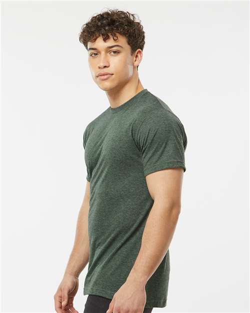 Tultex Unisex Poly-Rich T-Shirt 241 - Heather Hunter